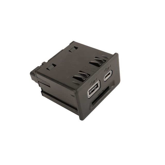 GM Genuine Parts Black Multimedia Receptacle