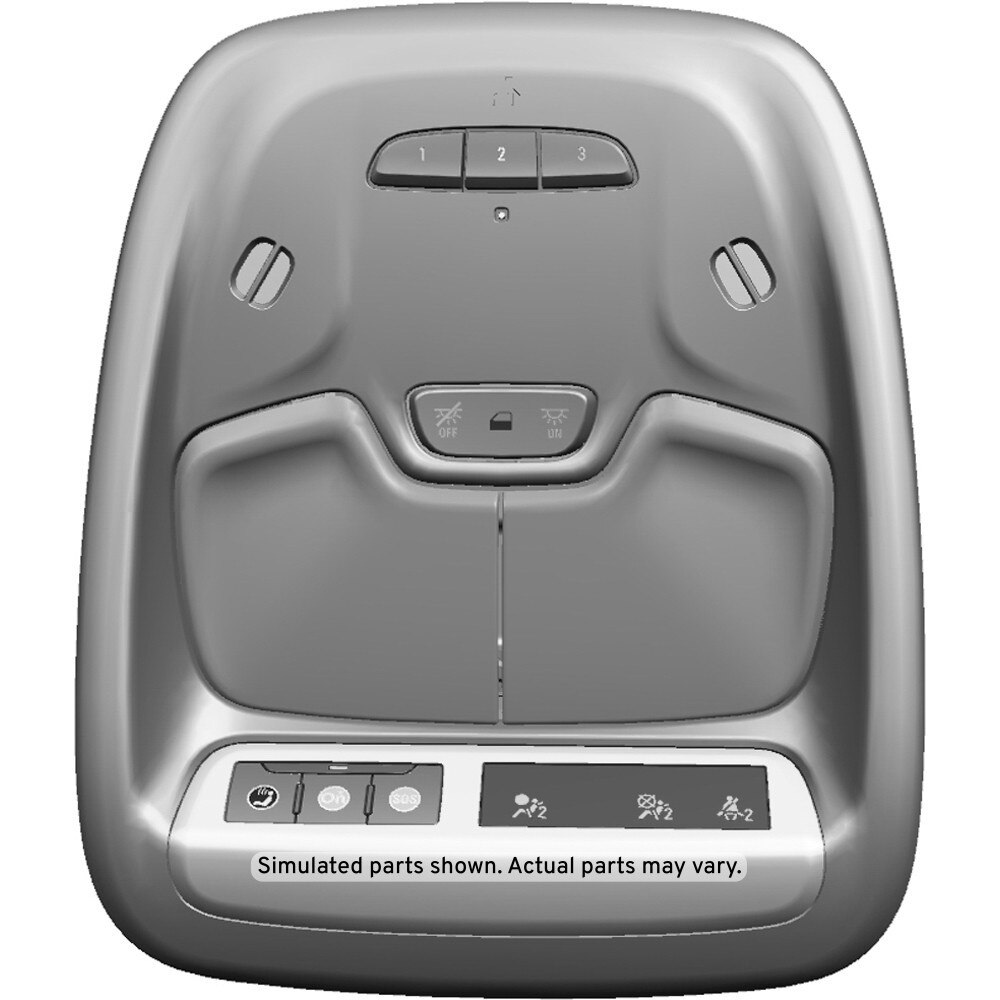 GM Genuine Parts Gray Roof Console