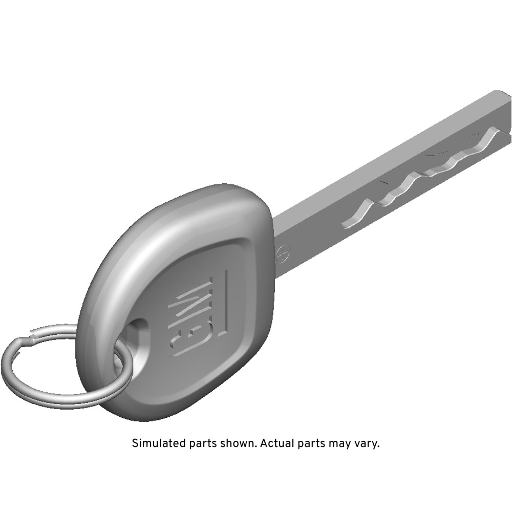GM Genuine Parts Door Lock and Ignition Lock Key (Programming Required)