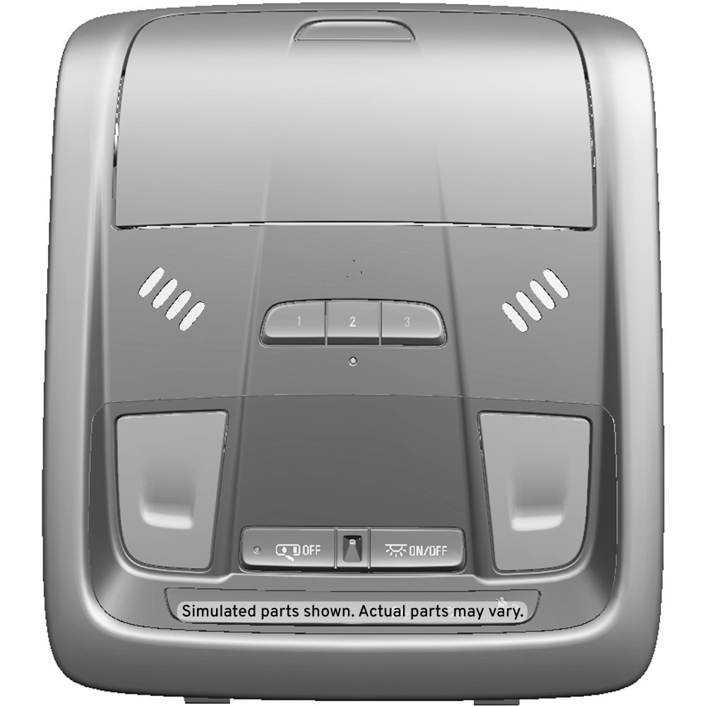 GM Genuine Parts Ash Gray Roof Console