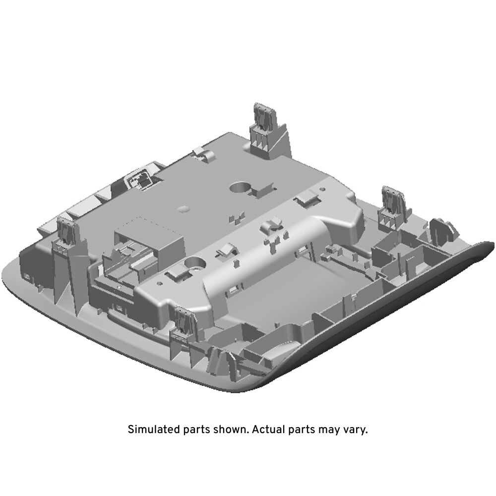 GM Genuine Parts Black Roof Console