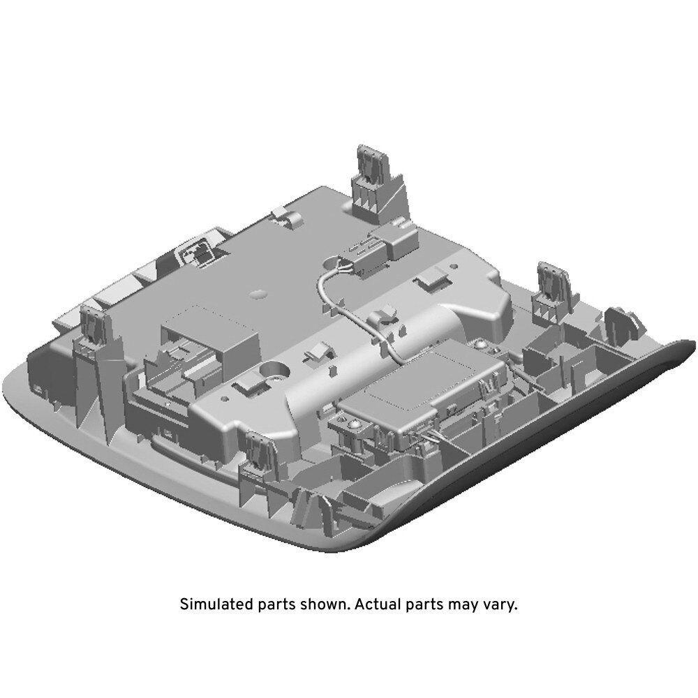 GM Genuine Parts Black Roof Console