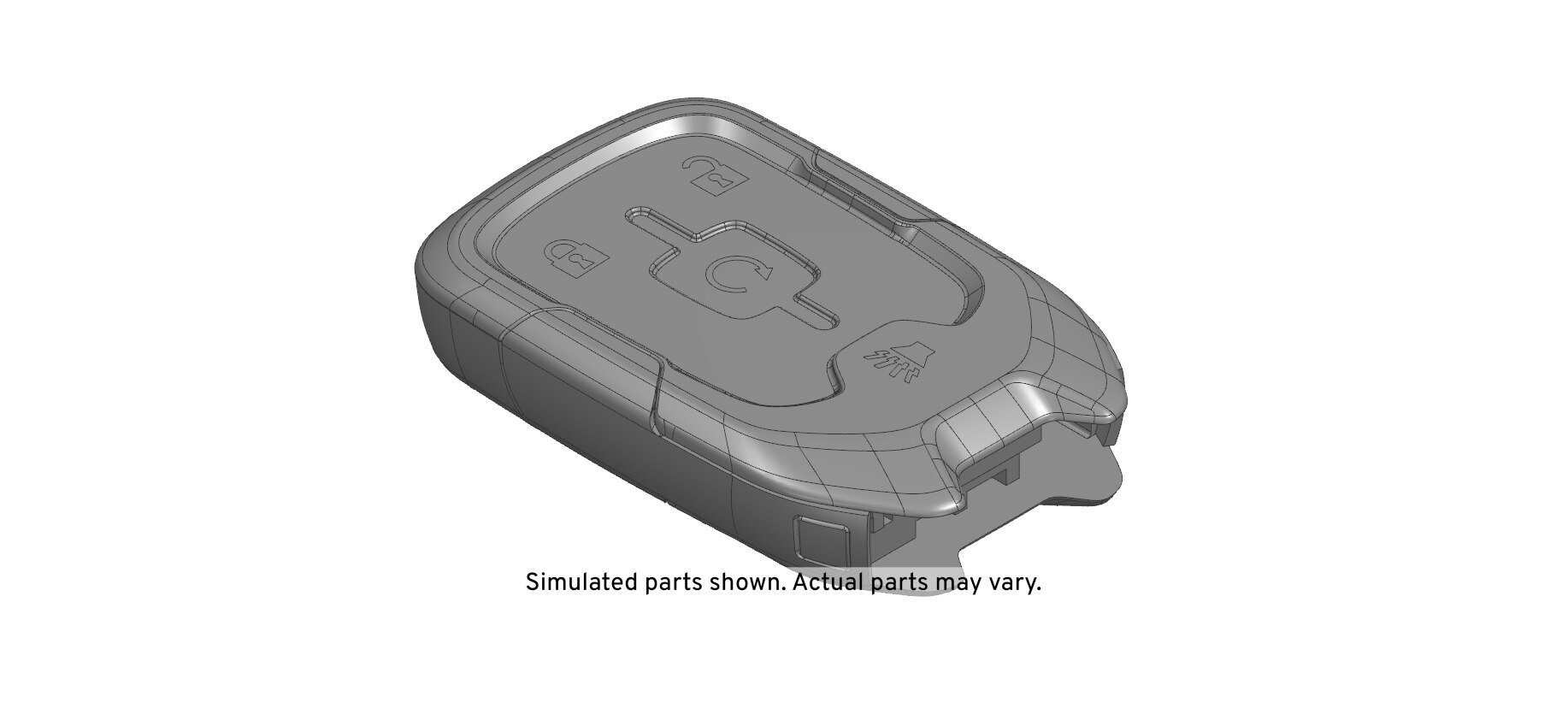GM Genuine Parts Remote Control Door Lock and Theft Deterrent Transmitter