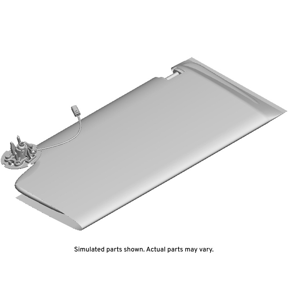 GM Genuine Parts Very Light Galvanized Driver Side Sunshade