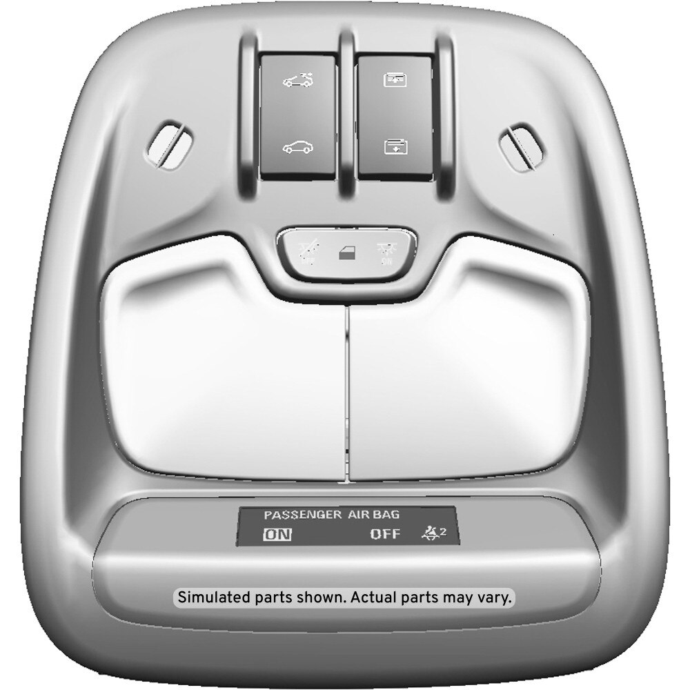 GM Genuine Parts Black Roof Console