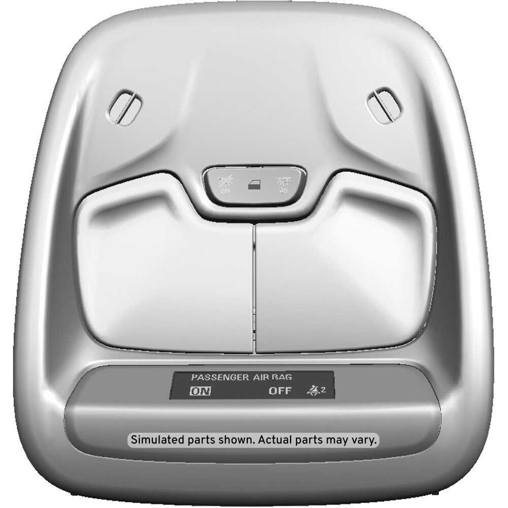 GM Genuine Parts Black Roof Console