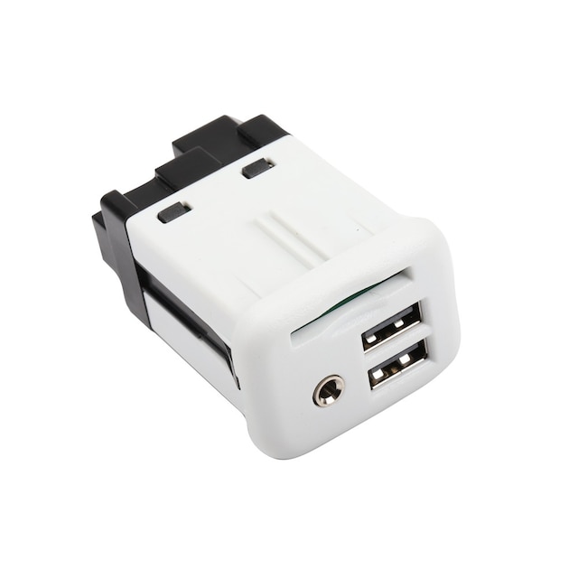 GM Genuine Parts White Matte Audio Player, USB, Auxiliary In, and Memory Card Receptacle