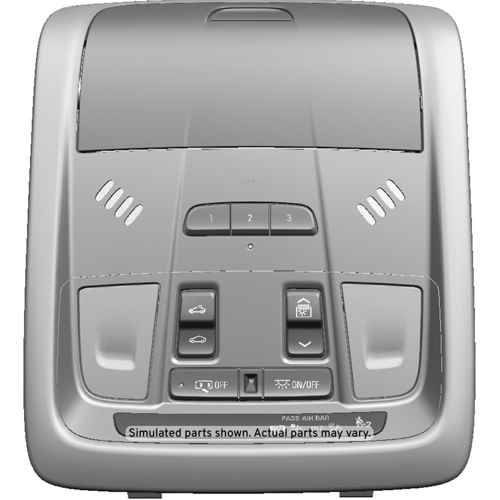 GM Genuine Parts Ash Gray Roof Console