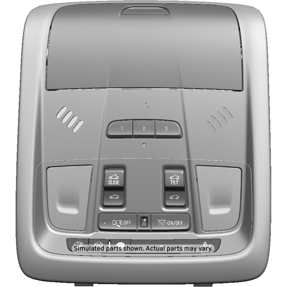 GM Genuine Parts Ash Gray Roof Console