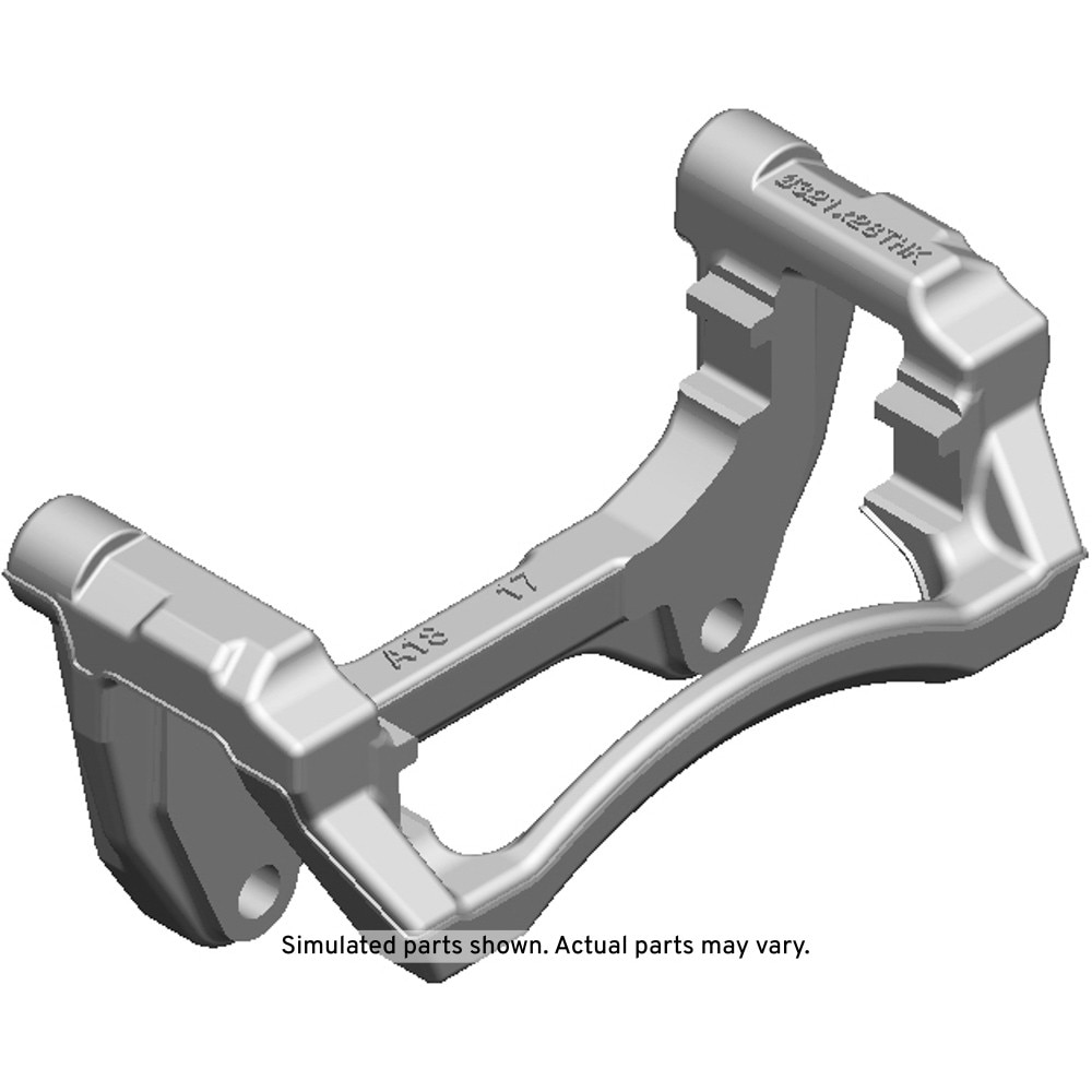 GM Genuine Parts Red Front Brake Caliper Bracket