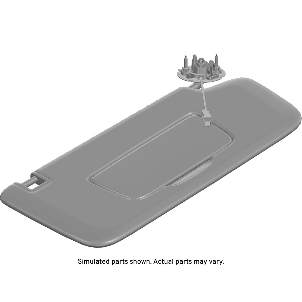 GM Genuine Parts Whisper Beige Passenger Side Sun Visor