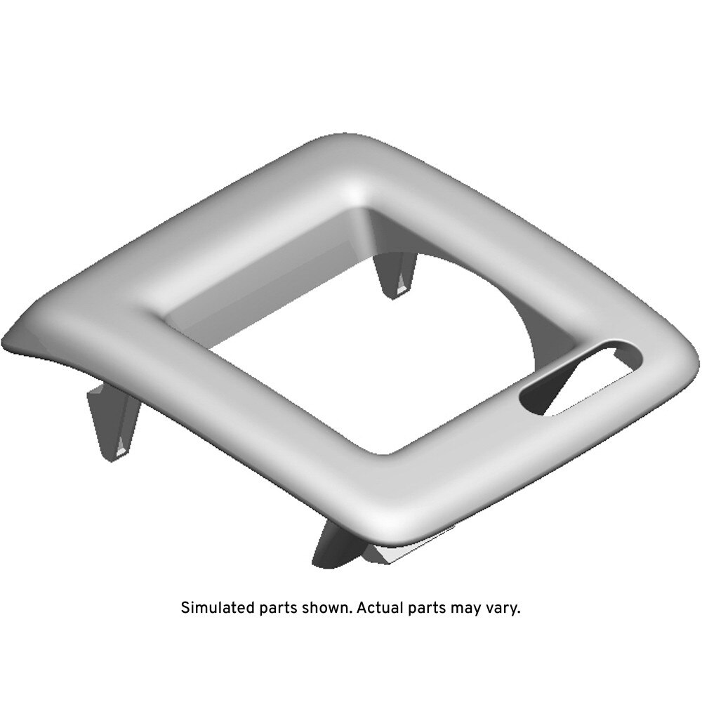 GM Genuine Parts Black Rear Seat Hinge Finish Cover