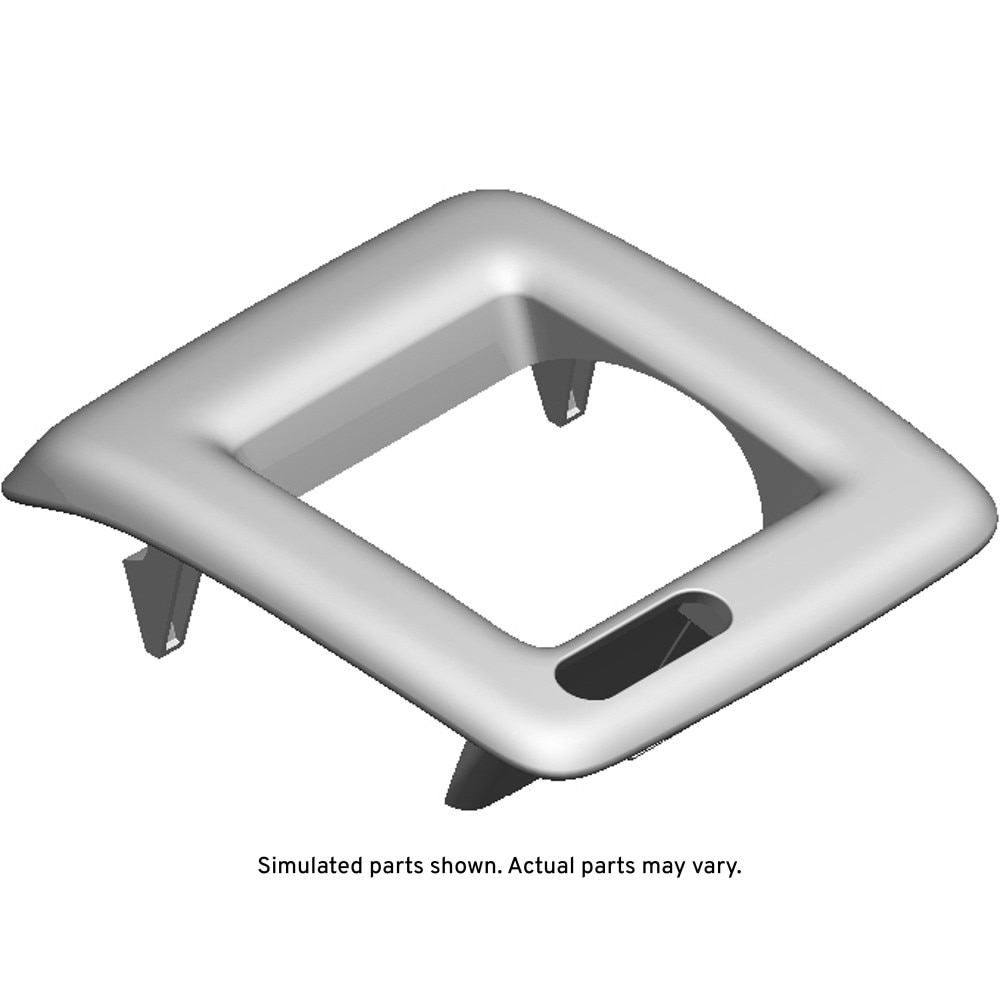 GM Genuine Parts Black Rear Seat Hinge Finish Cover