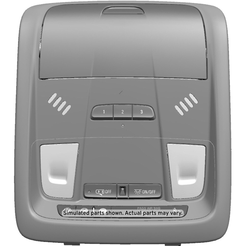 GM Genuine Parts Titanium Roof Console