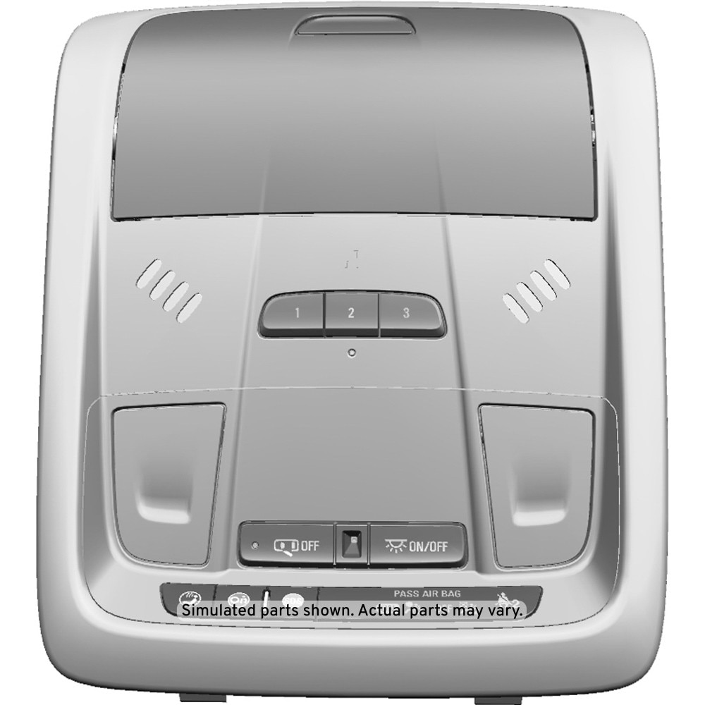 GM Genuine Parts Black Roof Console