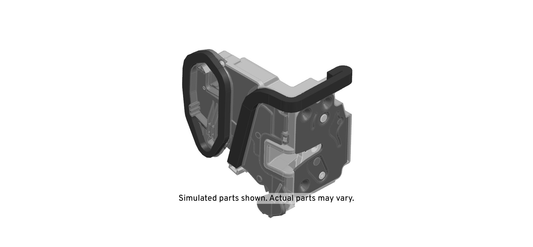 GM Genuine Parts Front Passenger Side Door Latch