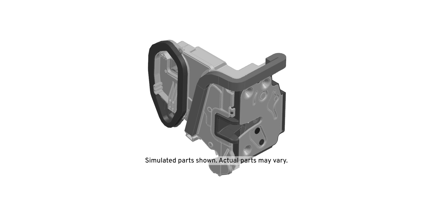GM Genuine Parts Front Passenger Side Door Latch