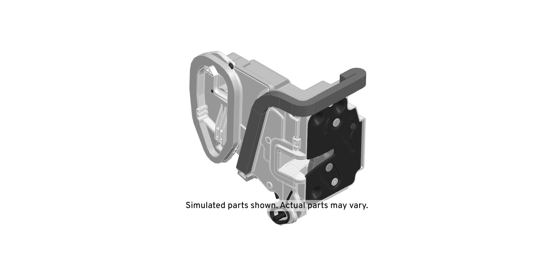 GM Genuine Parts Rear Passenger Side Door Latch