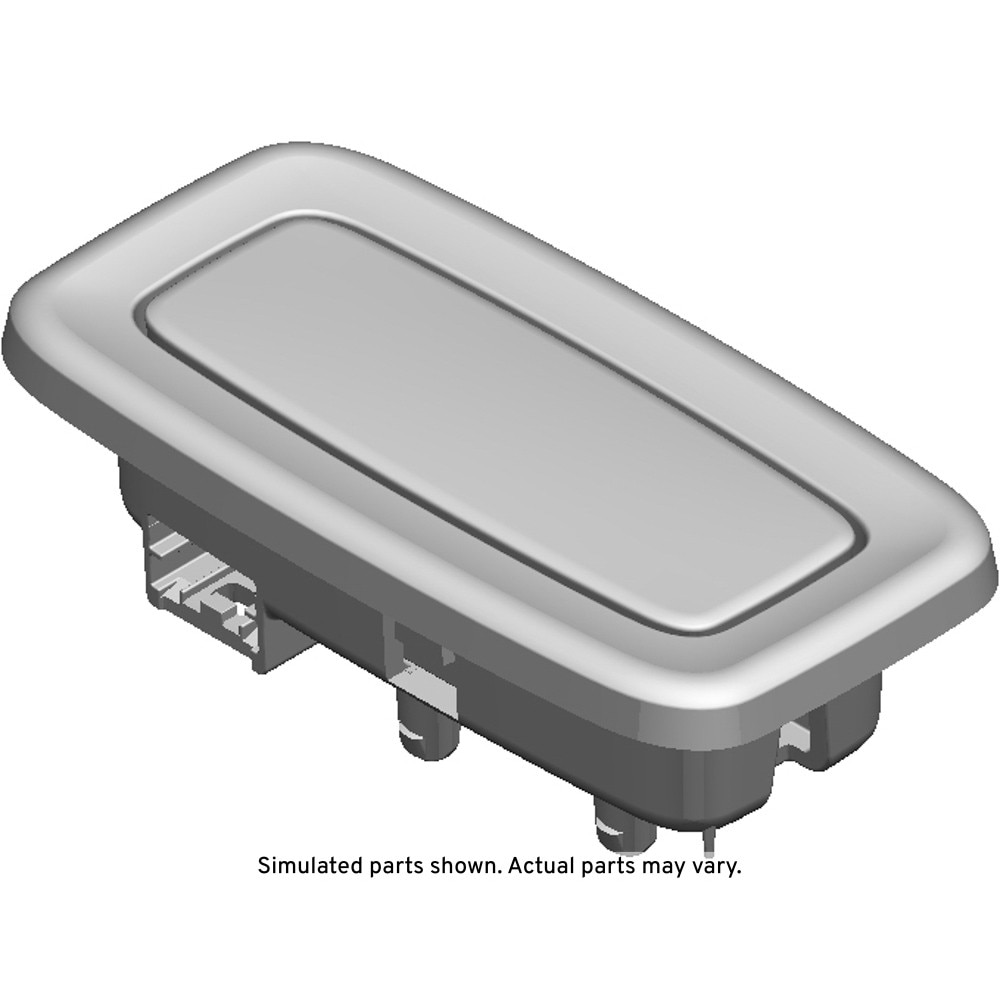 GM Genuine Parts Jet Black Passenger Side Roof Rail Rear Seat Position Reading and Courtesy Lamp