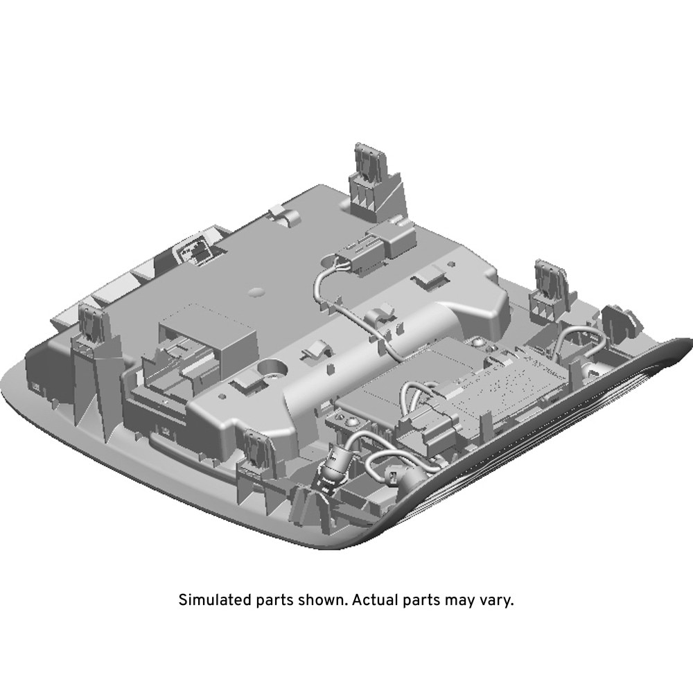 GM Genuine Parts Black Roof Console