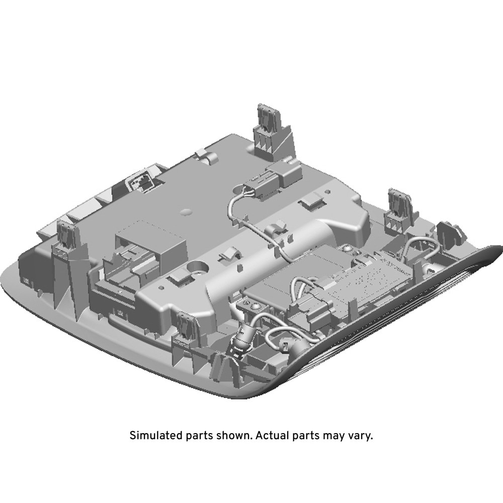GM Genuine Parts Black Roof Console