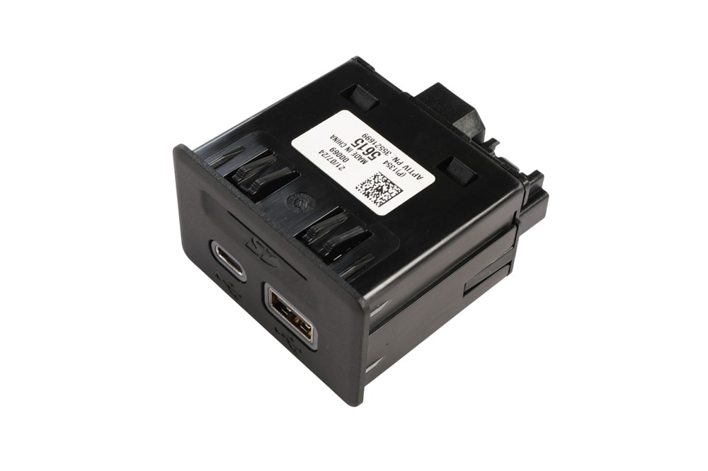 GM Genuine Parts Black Multimedia Receptacle