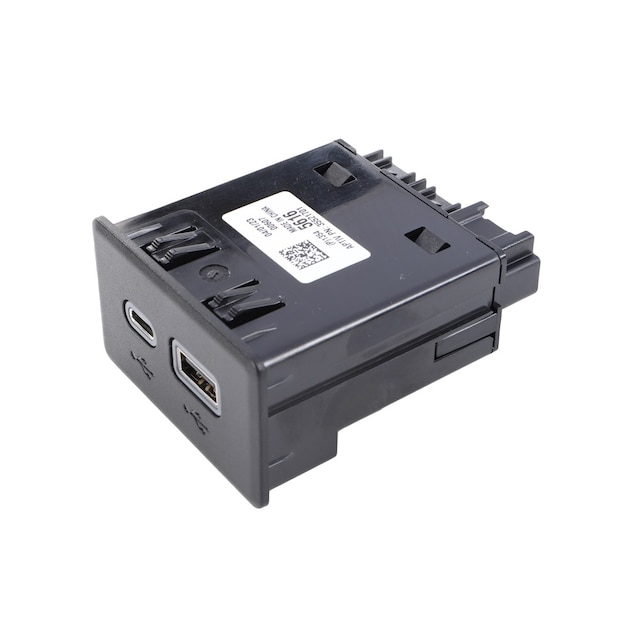 GM Genuine Parts Black USB 2 Port Receptacle