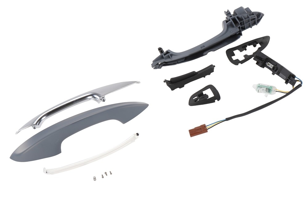 GM Genuine Parts Primed Rear Passenger Side Door Outside Handle Kit