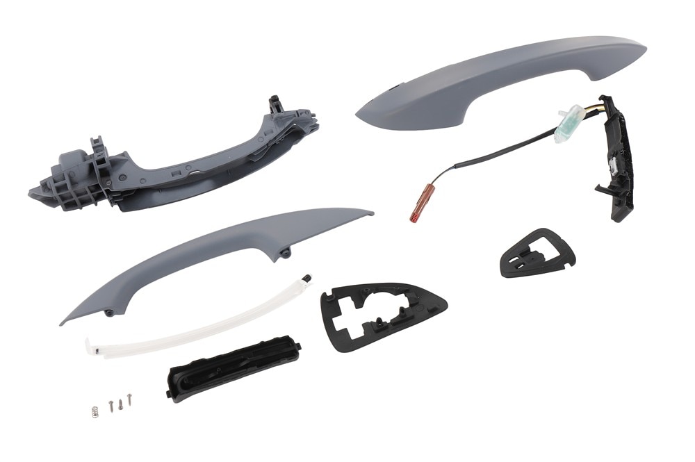 GM Genuine Parts Primed Rear Passenger Side Door Outside Handle Kit