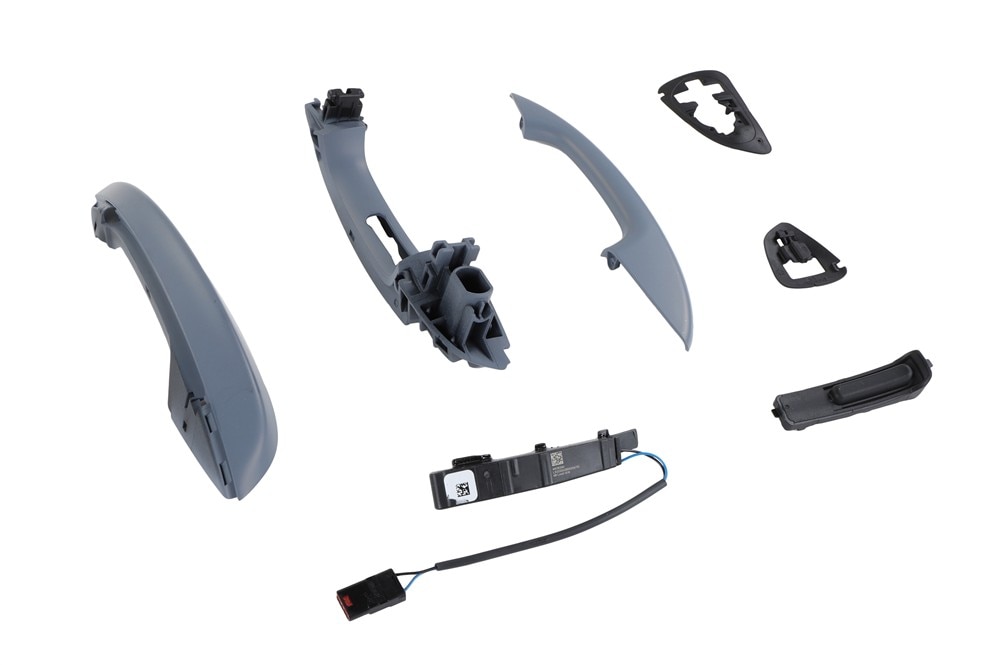 GM Genuine Parts Primed Rear Passenger Side Door Outside Handle Kit