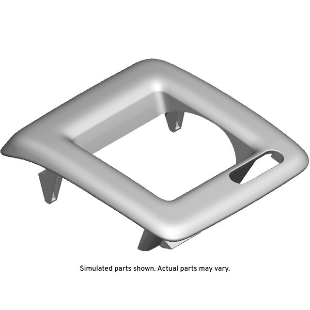 GM Genuine Parts Black Driver Side Rear Seat Latch Finish Cover