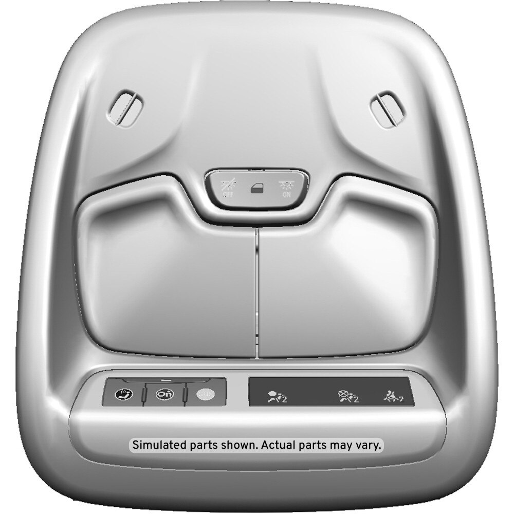 GM Genuine Parts Very Light Ash Gray Roof Console