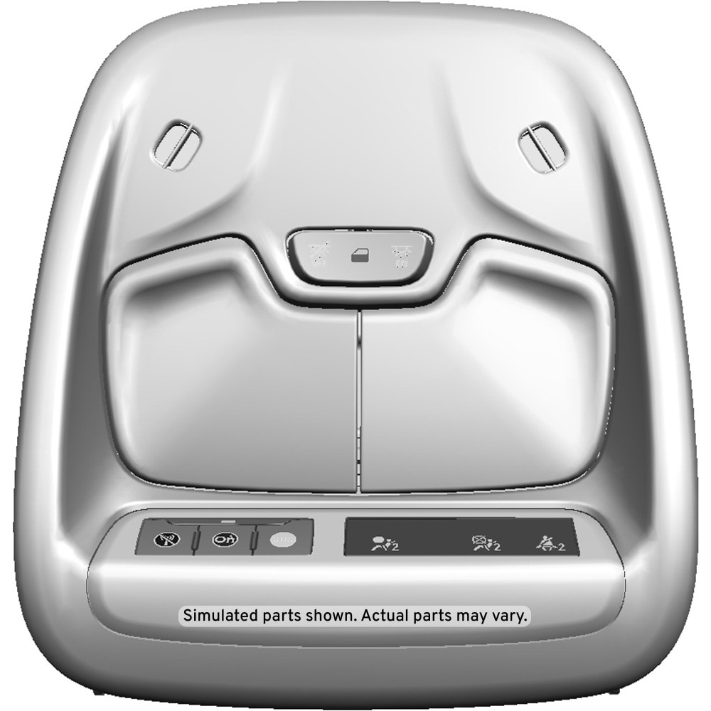 GM Genuine Parts Very Light Ash Gray Roof Console