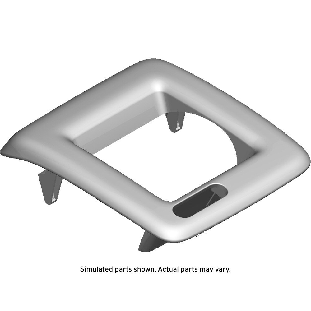 GM Genuine Parts Black Rear Passenger Side Seat Latch Bezel