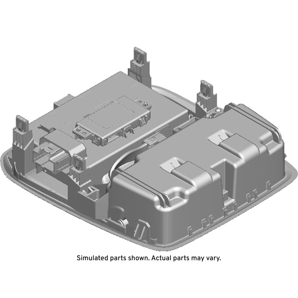 GM Genuine Parts Backen Black Roof Console