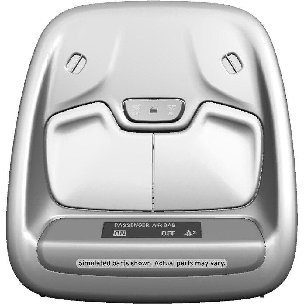 GM Genuine Parts Light Ash Gray Roof Console