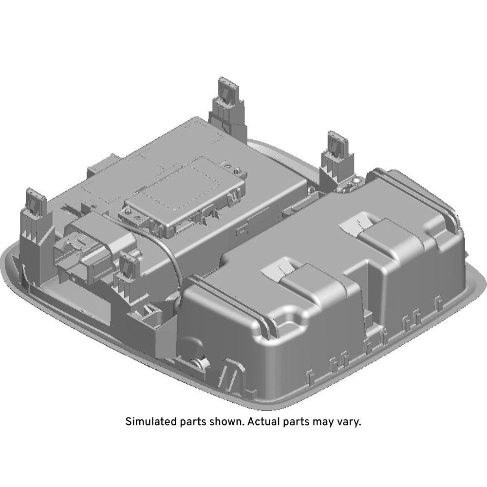 GM Genuine Parts Backen Black Roof Console