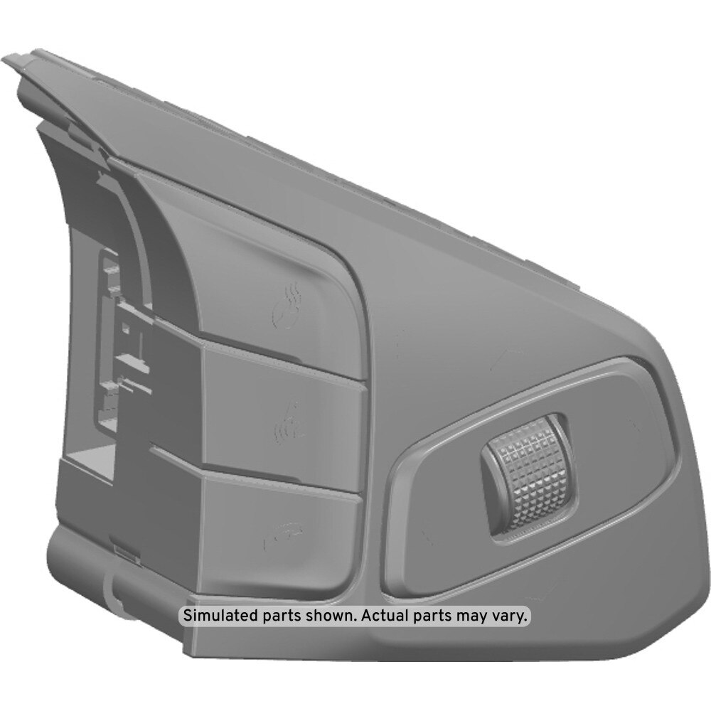 GM Genuine Parts Black Passengers Side Radio Control Switch