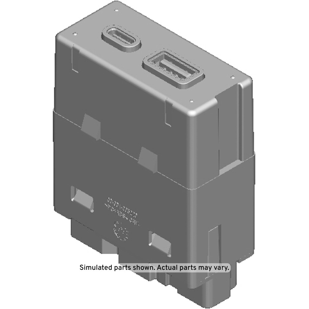 GM Genuine Parts Jet Black Audio/Video Receptacle