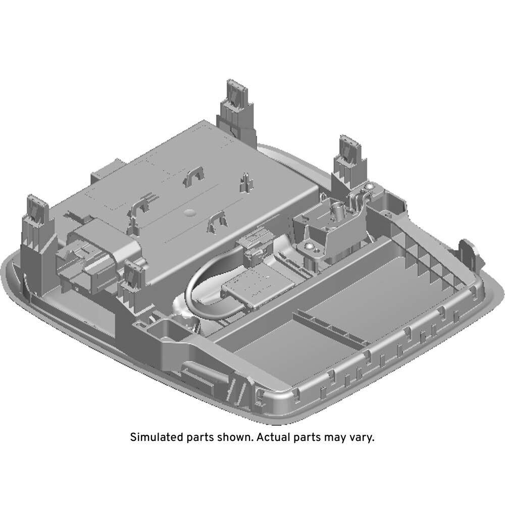 GM Genuine Parts Backen Black Roof Console