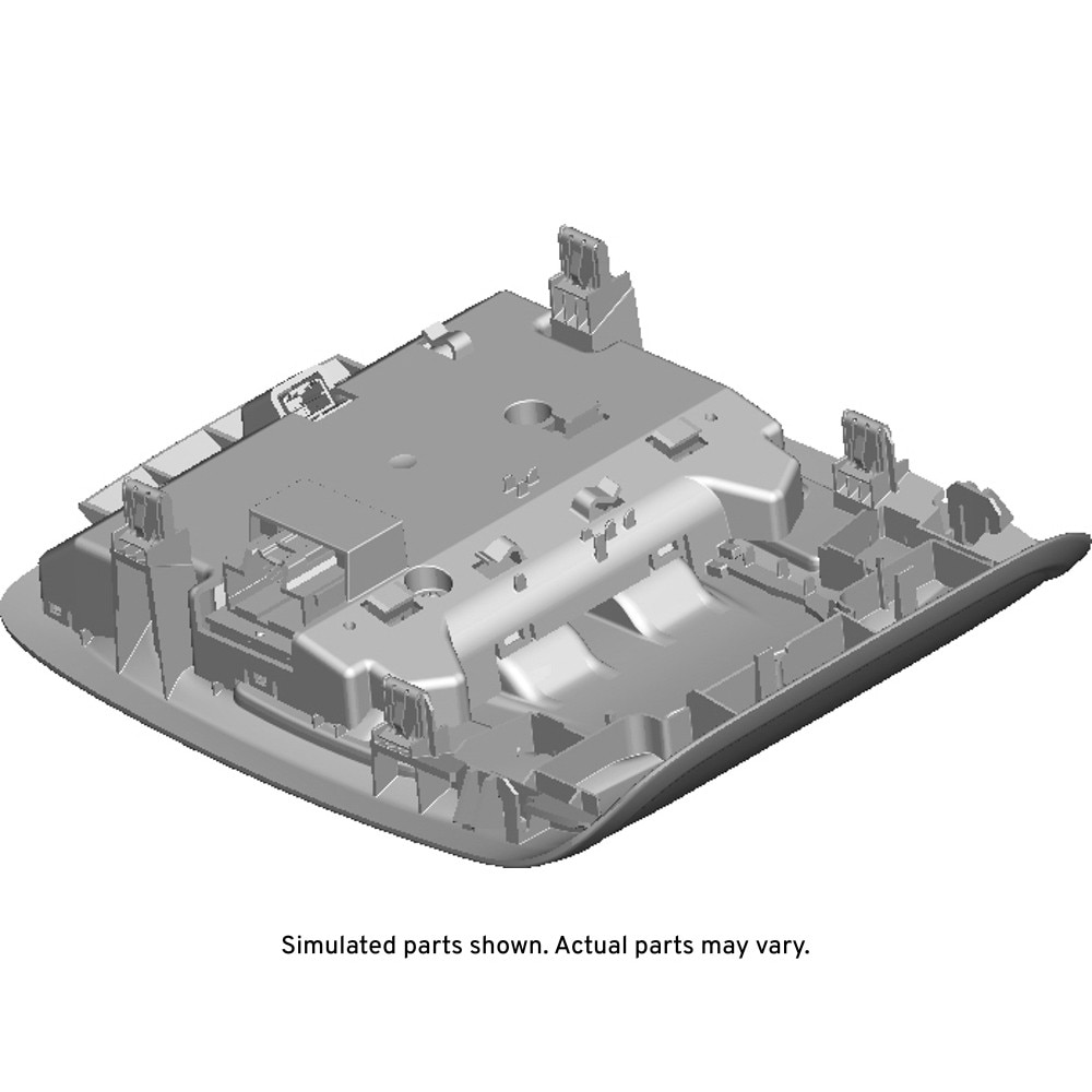 GM Genuine Parts Jet Black Roof Console