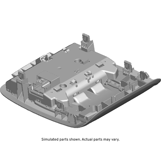 GM Genuine Parts Jet Black Roof Console