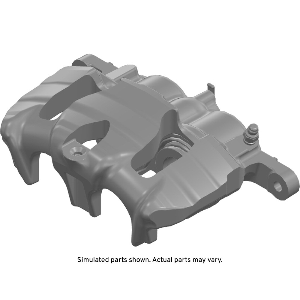 GM Genuine Parts Front Driver Side Brake Caliper without Pads and Bracket