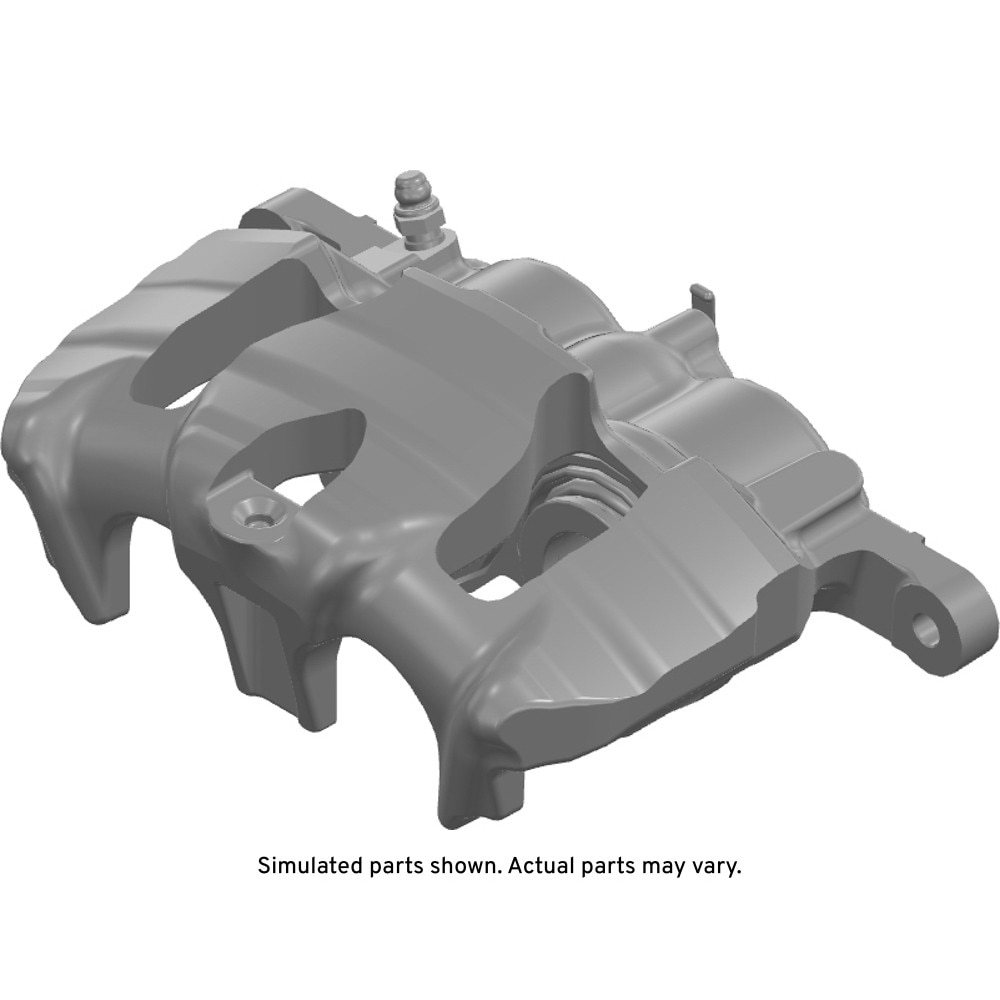 GM Genuine Parts Front Passenger Side Brake Caliper without Pads and Bracket