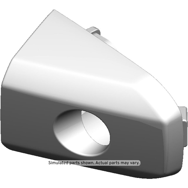 GM Genuine Parts Front Side Door Outside Handle Cover with Lock Cylinder Hole in Chrome