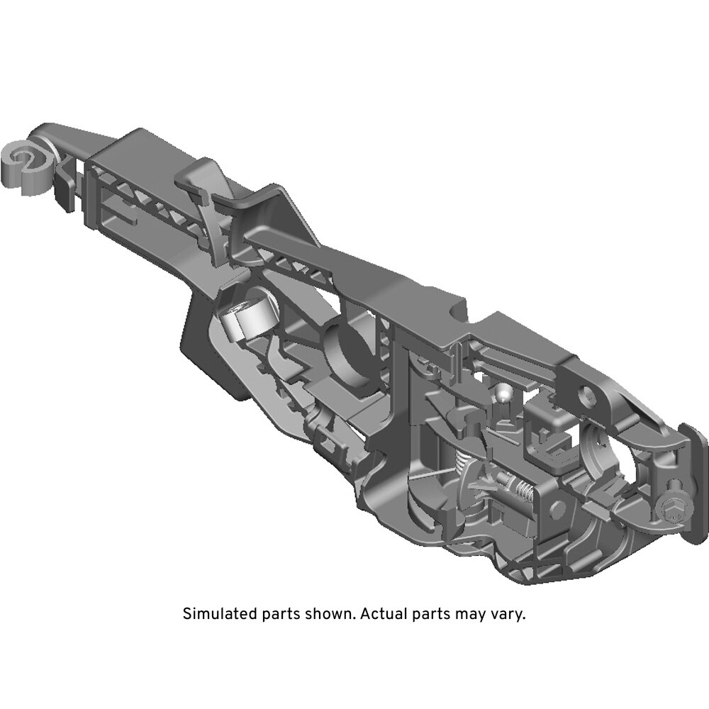 GM Genuine Parts Passenger Side Rear Door Outside Handle Bracket