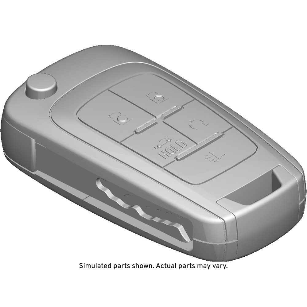 GM Genuine Parts Folding Door Lock and Ignition Lock Key (Programming Required)
