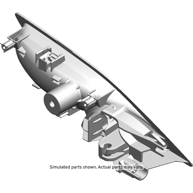 GM Genuine Parts Chrome Rear Driver Side Door Inside Handle