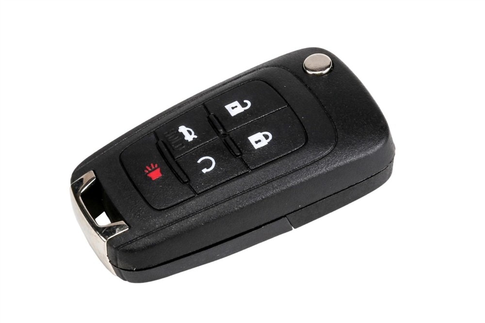 GM Genuine Parts Folding Door Lock and Ignition Lock Key with Transmitter (Programming Required)