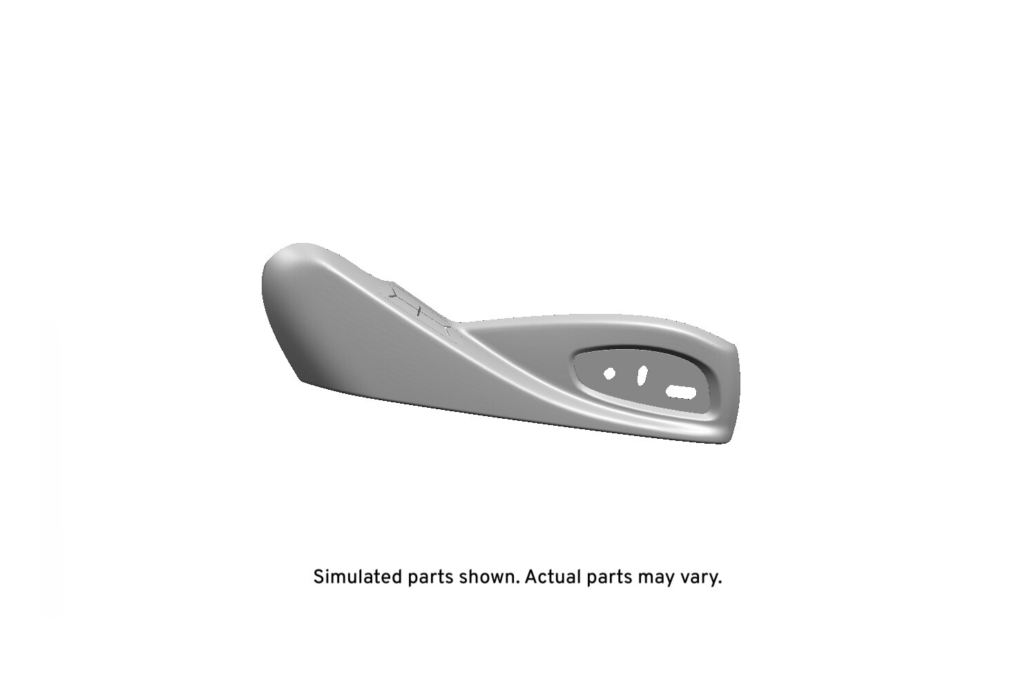 GM Genuine Parts Light Platinum Passenger Seat Cushion Outer Finish Cover